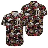 Battle Warship Hawaiian Shirt Women, Space Battleship Button Shirt Men, Space Warship Casual Shirt, Movie Gifts (Large)