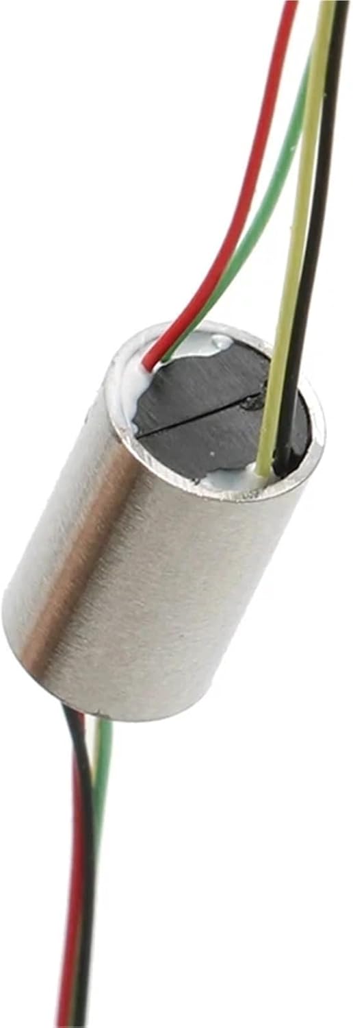 1PC 1-2A 4CH 6CH Micro Conductive Slipring Dia 5.5/6/7.8mm 360° Rotary Electric Collector Rings with AWG28 Wire for Gimbal(Dia. 5.5mm 4CH)