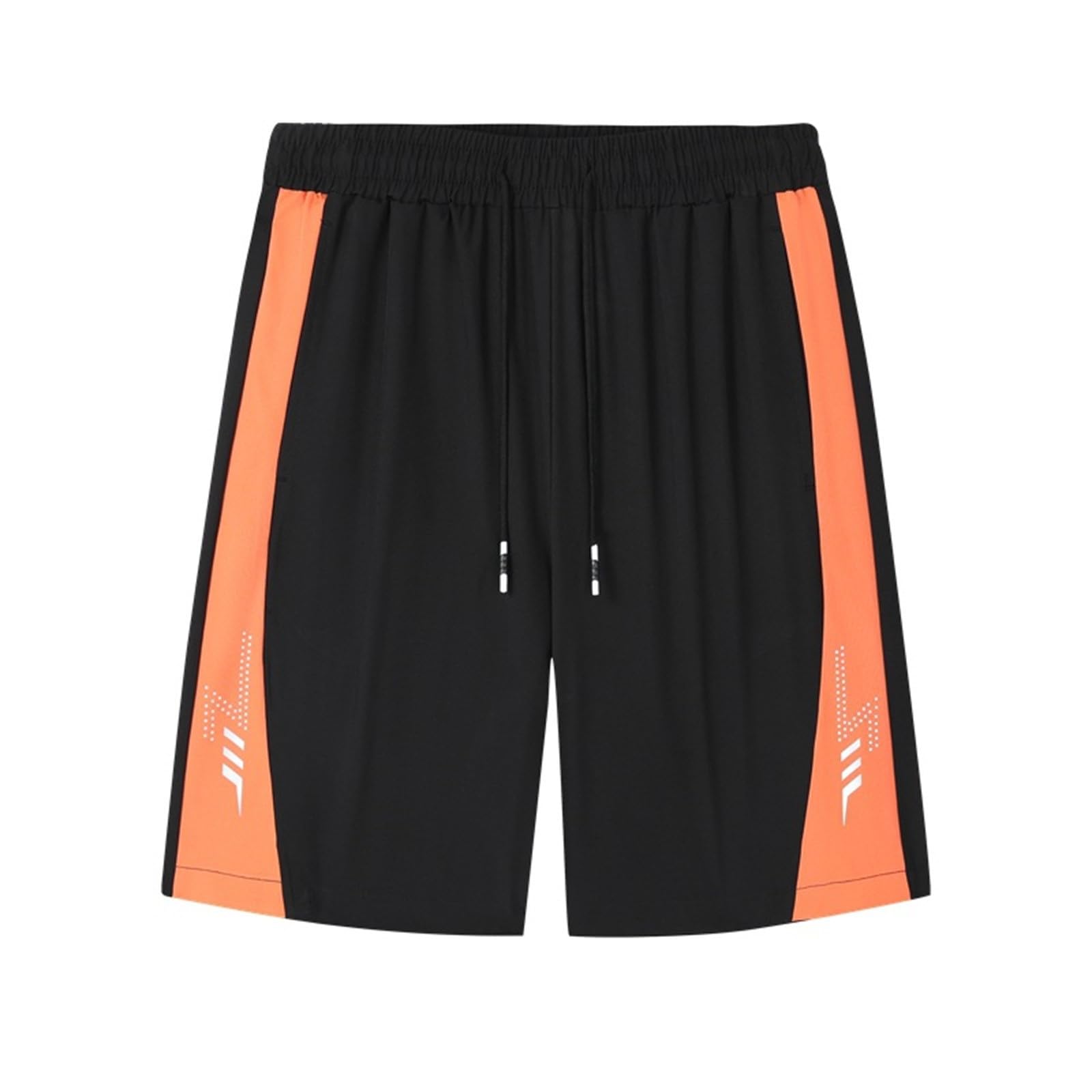 Ensemble de sport décontracté d'été coupe ample orange XL - 5