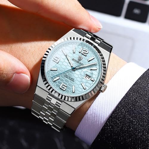 Image of Mens Classic Square Quartz Watches Imitation Mechanical Watches