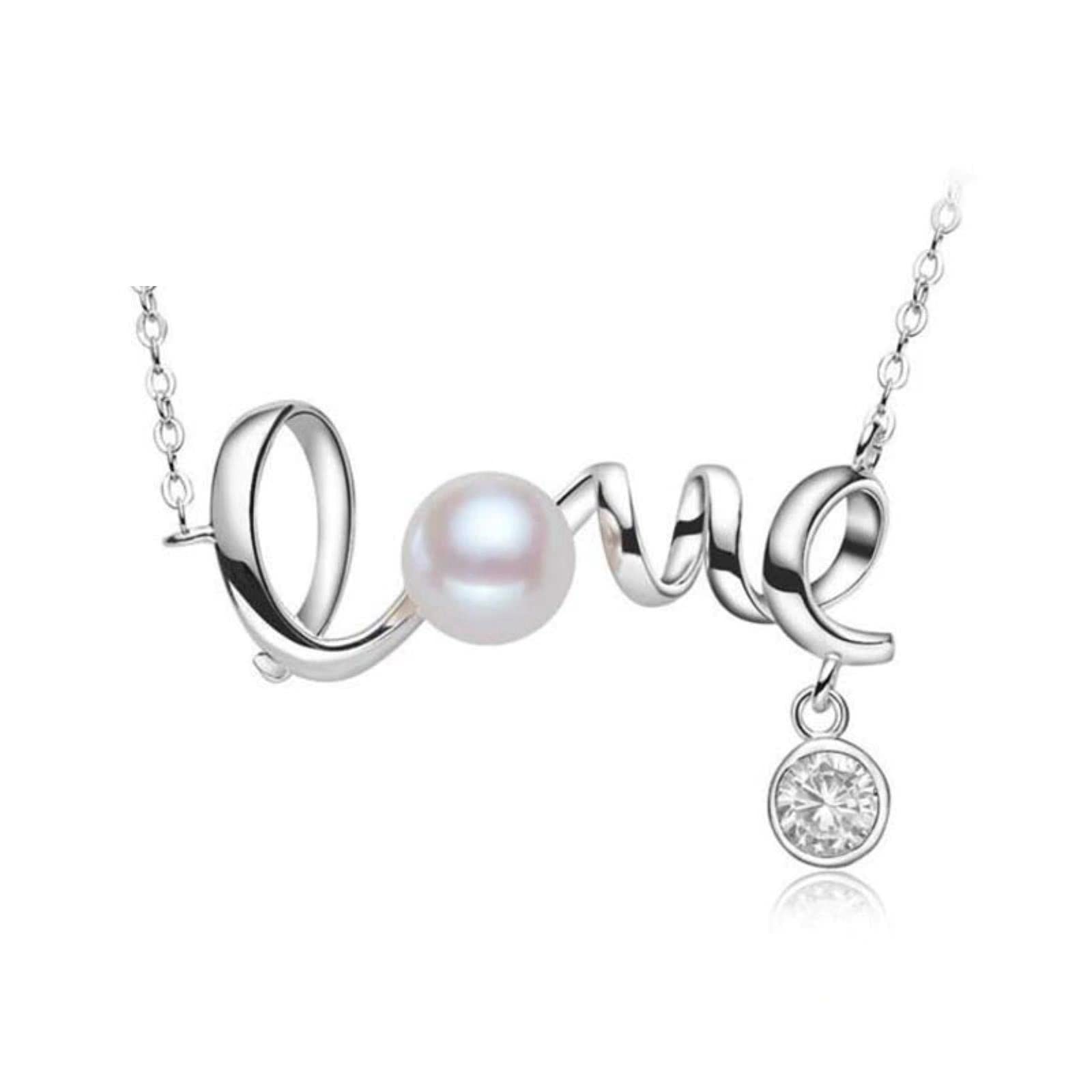 Colliers de perles d'eau fraîche YCQYM en argent 925 - 6