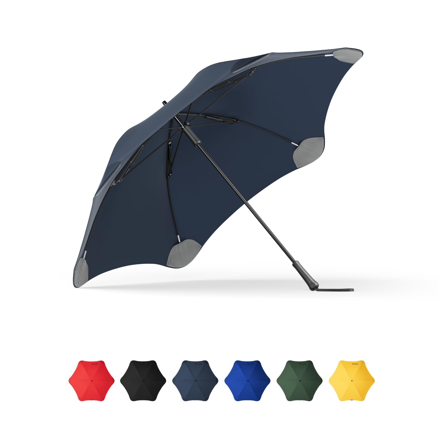 Blunt Executive Stick Paraguas de 137,2 cm - Paraguas de golf grande - Resistente al viento y al agua - Sólido, compacto y ligero - Fácil de usar [diseñado para durar], Azul marino (azul marino), 138