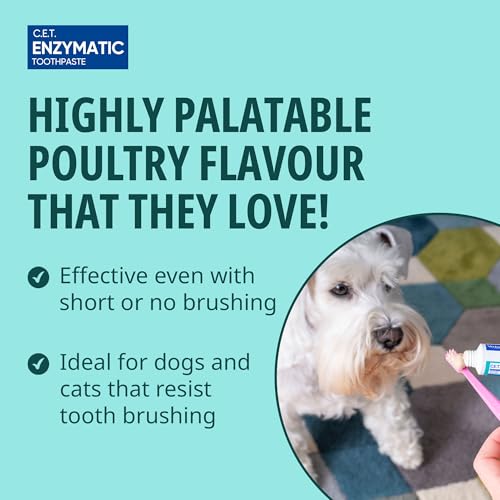 Virbac C.E.T. Oral Hygiene Kit for Cats and Dogs | 3 Piece Set with...