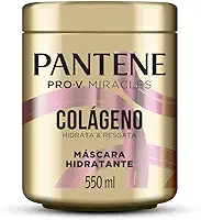 Pantene Máscara de Nutrição e Hidratação para Cabelo - Hidrata e Resgata com Colágeno, Pró-Vitamina B5 e Biotina, Livre de Óleo Mineral e Parabenos, 550ml
