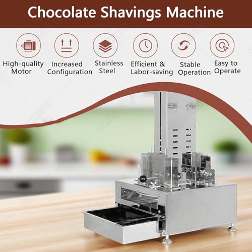 Máquina automática para rallar chips de chocolate miniatura 3
