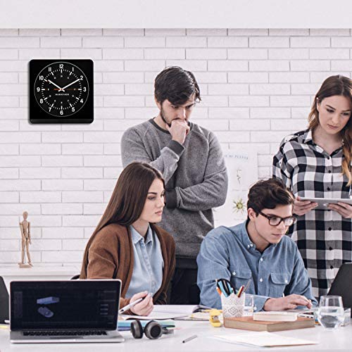 Marathon Jumbo 12 Inch Analog Wall Clock With Auto-Night Light #TOP2