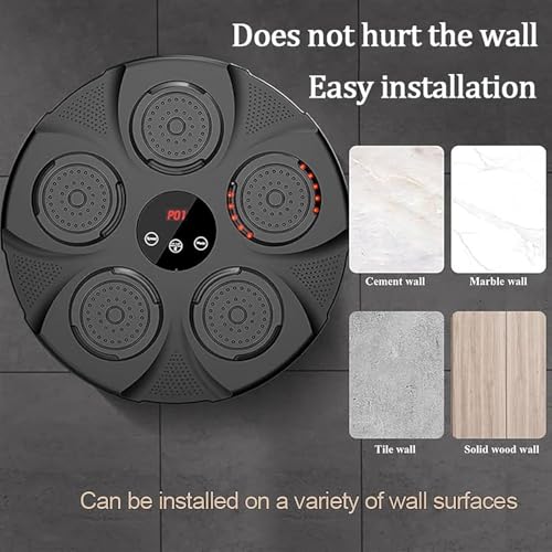 Image of Drumstone 𝟏𝟓 𝐘𝐄𝐀𝐑 𝐆𝐔𝐀𝐑𝐀𝐍𝐓𝐄 Wall-Mounted Smart Bluetooth Music Boxing Trainer - Touchscreen Display, Home & Gym Punching Machine (𝐆𝐫𝐞𝐚𝐭 𝐈𝐧𝐝𝐢𝐚𝐧 𝐅𝐞𝐬𝐭𝐢𝐯𝐚𝐥 𝐃𝐞𝐚𝐥)