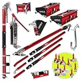 LEVEL5 Automatic Taping and Finishing Drywall Tool Set | Professional Grade Equipment | Taper, Standard Flat Boxes, Extendable Handles, Etc. | Sheetrock, Wallboard, Gypsum, Plaster Board | 4-601