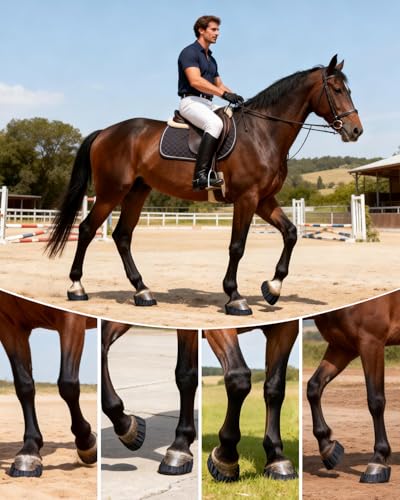 Cintas para pezuñas de caballo vendas adhesivas para cascos equinos pack de 6 7
