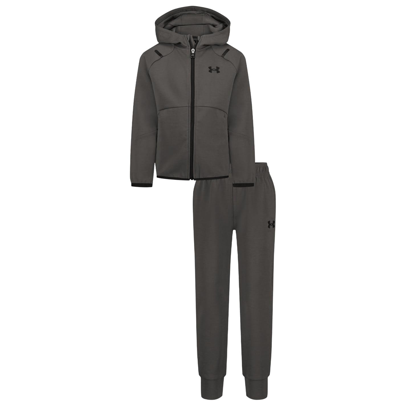 Under Armour Boys Grey Kids' Two-Piece Fleece Tracksuit in Size 6 - 7 Years, Sports Direct