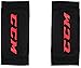 CCM Hockey Lace Bite Protector, PU Gel Pad Insert, Polyester Sleeve, Ankle Coverage, Black, OSFA