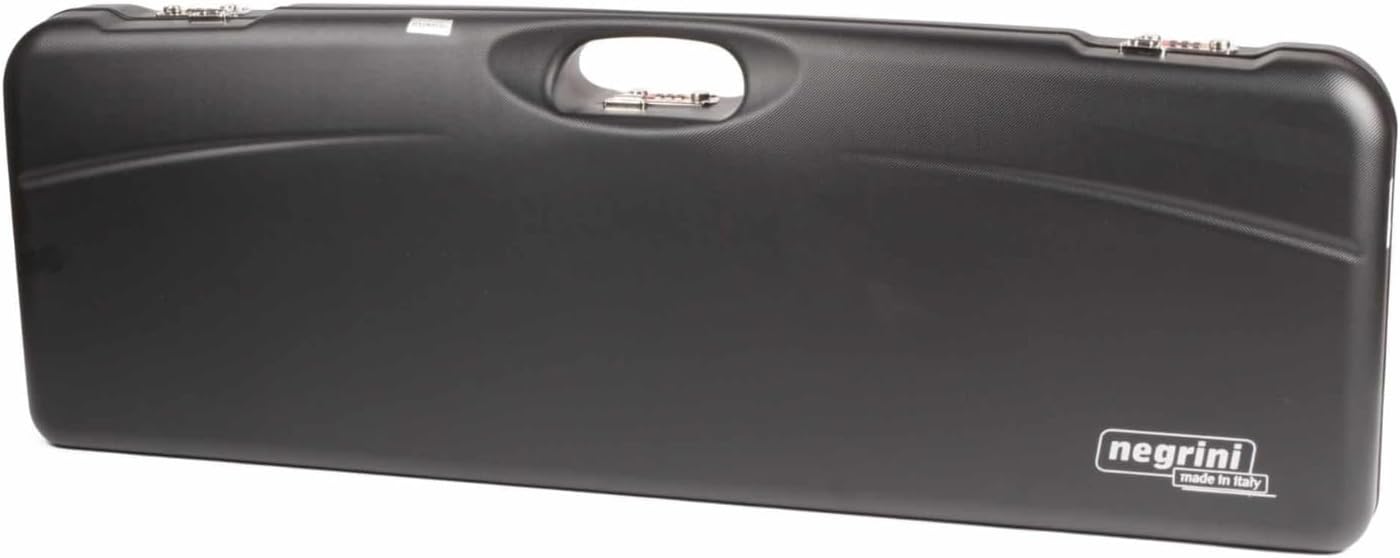 Negrini OU Trap Shotgun Case – Airline-Approved Hard Case for 1 Shotgun + 1 Extra Barrel – 34” High Rib