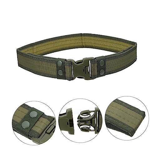 BESPORTBLE Military Style Nylon Waist Belt for Men Tear Resistant Outdoor Training Belt Elastic Webbing Strap for Hiking Hunting Field Operations and Casual Wear3