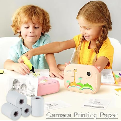 18 Rolls Thermal Paper Children's Camera, Thermal Printer Paper Roll, Thermal Paper 57 mm, Children's Camera Paper Rolls - Image 2
