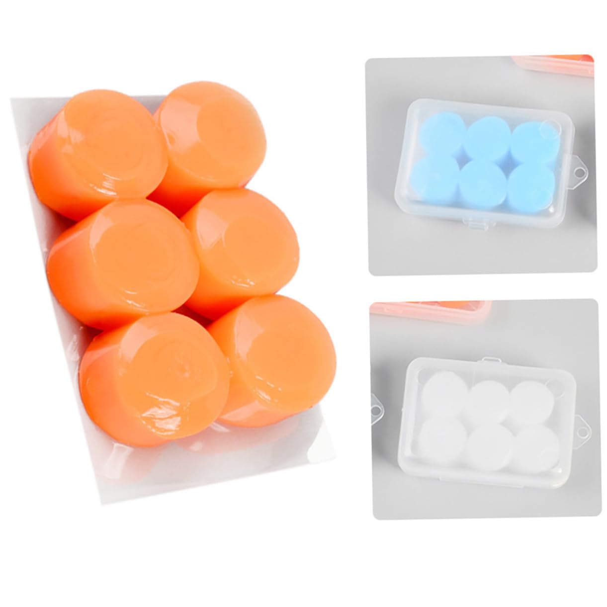 NOLITOY 3 Pairs Sleep Ear Plugs Silicone Swimming Ear Plugs Noise Reducing for Boys and Girls Swimmers Flying