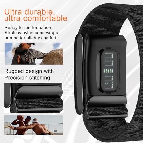 surundo Nylon Sport Band Compatible with Whoop Band 4.0 Strap Men Women with Bumper Case, Breathable Nylon Adjustable Waterproof Replacement Wristbands Straps for Whoop 4.0 - Image 4