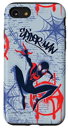Custodia per telefono Marvel per iPhone, Samsung Galaxy e altri; custodia per telefono Spider-Man Into the Spider-Verse; custodia per telefono Miles Morales; custodia per telefono Spider-Man; custodia protettiva Marvel