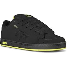 Etnies Kingpin - Classic Skate Heritage Fashion Style with on-Trend Puffy Look, Reinforced Cupsole - Black/Green/Black - 11.5