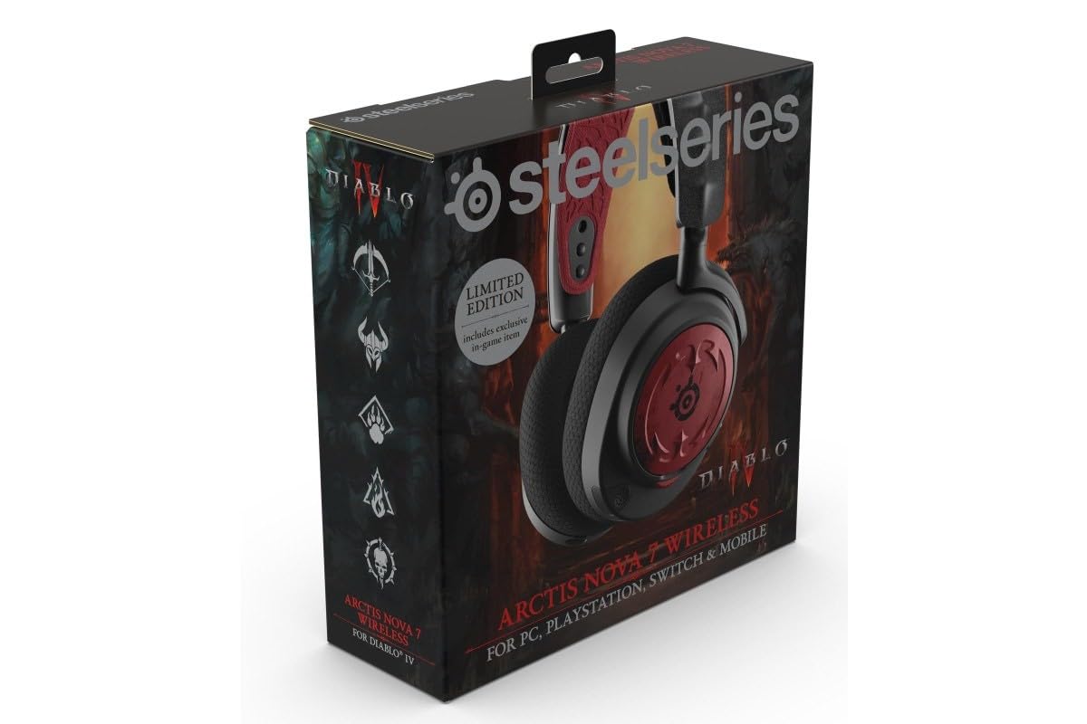 SteelSeries Arctic Nova 7 Diablo IV Wireless Gaming Headset