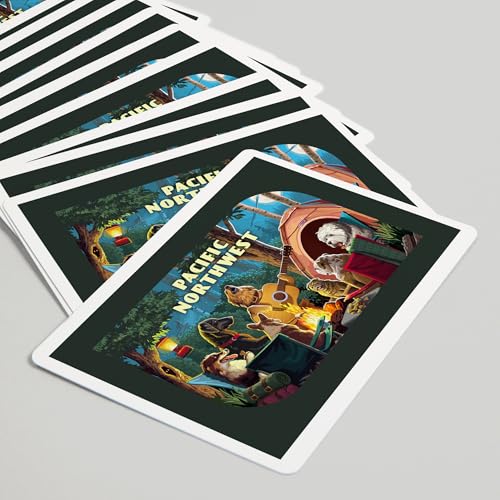 Baraja de Cartas Poker 52 Naipes Tamaño Póker miniatura 5