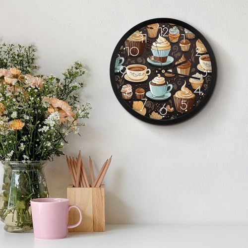Horloge numerique geante decorative theme cafe douceurs et bonbons - 4