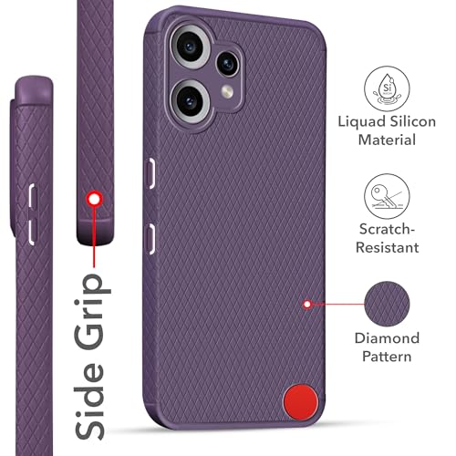 Image of Jkobi Back Cover Case for Nothing CMF Phone 2 Pro (Liquid Silicone | Side Grip | Camera Protection)