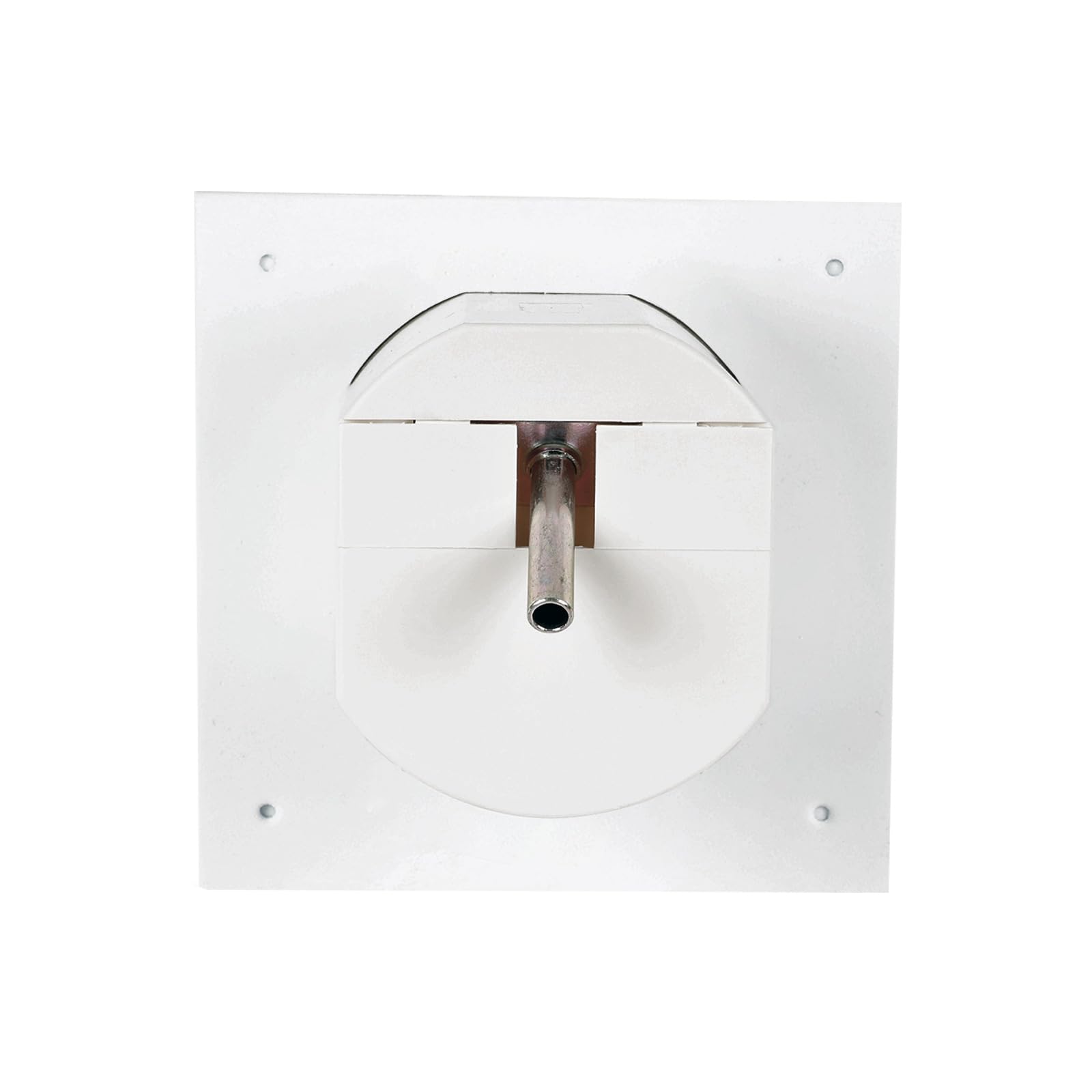 G607 - Enchufe de gas (30 mbar, llave de paso), color blanco