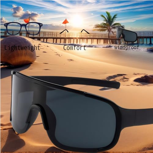 Sand Proof Sunglasses for Men and Women Large Frame Fashion Eyewear Stylish Modern Sunglasses for Summer Outdoor3