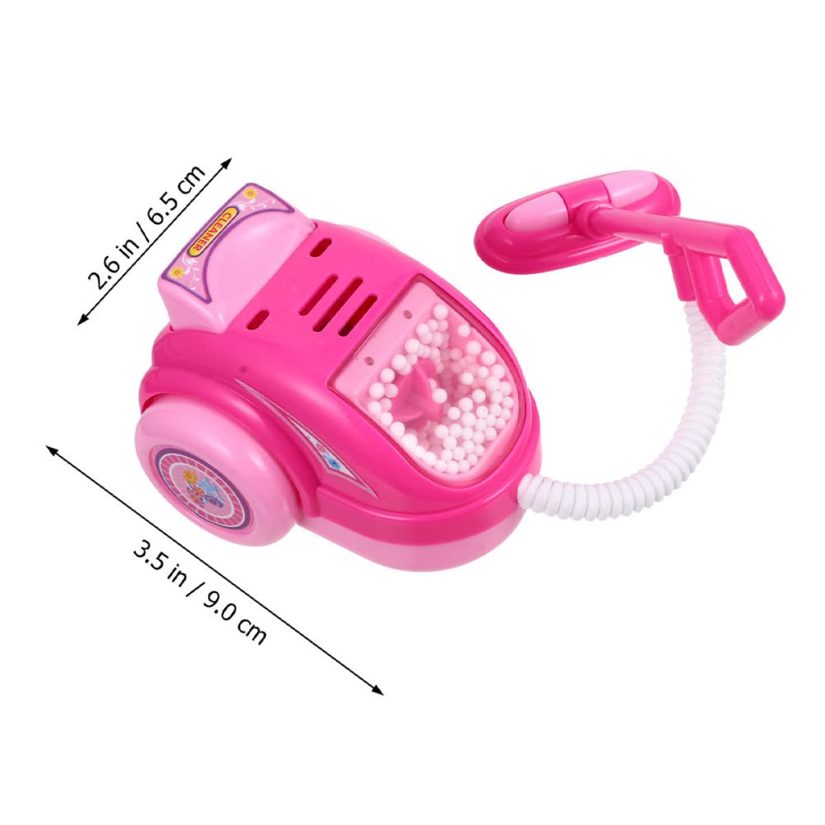 Abaodam 2pcs Mini Home Appliance Simulated Hair Dryer Vacuum Cleaner Role Play Present for Material for Random Color