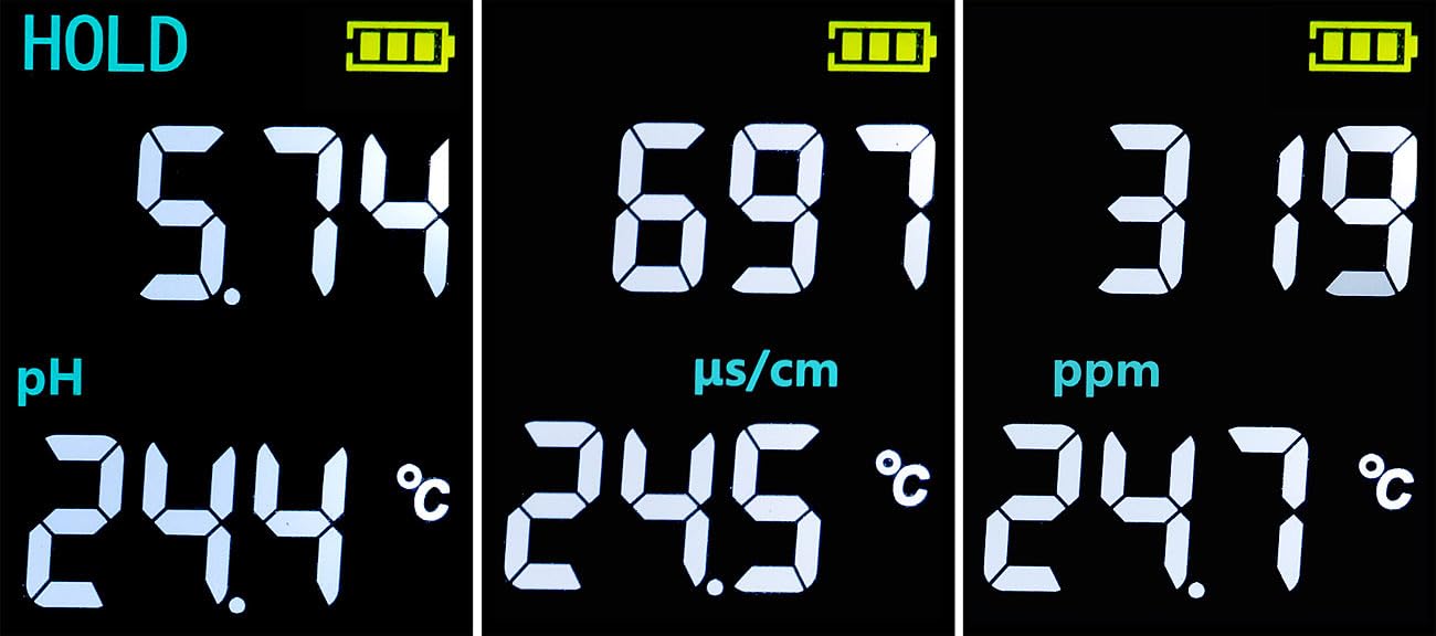 Digitales 4in1-Wasserqualitäts-Messgerät pH Tester mit LCD-Display IP55 für Pool
