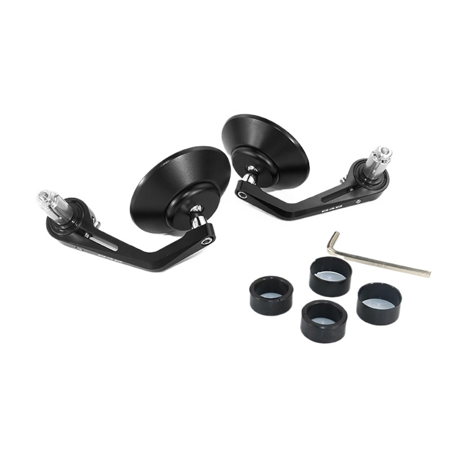 Moto Espejos Laterales Retrovisores Apto para 848 2008 2009 2010 2011 2012 2013 Espejos Retrovisores Laterales para Motocicleta Espejo De Extremo Manillar Lateral Trasero