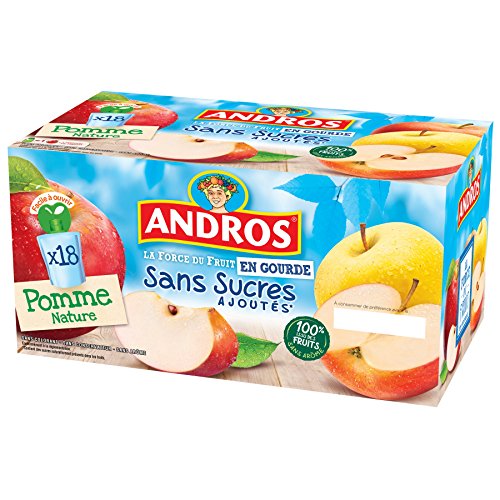  ANDROS Compotes de Pommes en gourdes Sans sucr...