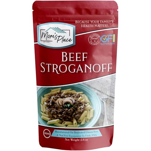 Mom’s Place Gluten-Free & Dairy Free Beef Stroganoff Mix, Vegan, ...