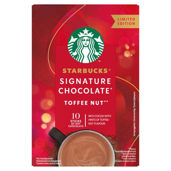 Starbuck Signature Hot Chocolate Toffee Nut Limited Edition Sachets