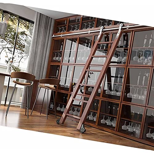 Kit rail roulant bibliothèque acier inoxydable design architectural épuré - 2