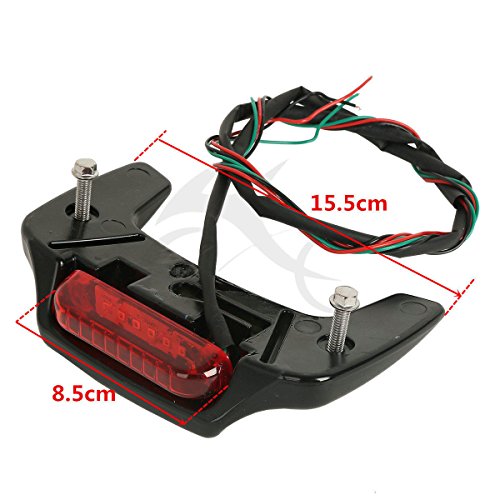 Kit de tapa para alforjas rígidas en negro vibrante con spoiler LED para Harley Touring FL (1993-2013) miniatura 6