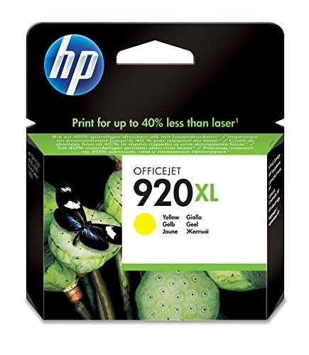 HP 920 X L Yellow Officejet Ink Cartridge Amarillo Cartucho de tinta