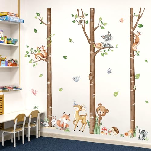 Vinilos decorativos animales bosque grande 160 cm miniatura 3