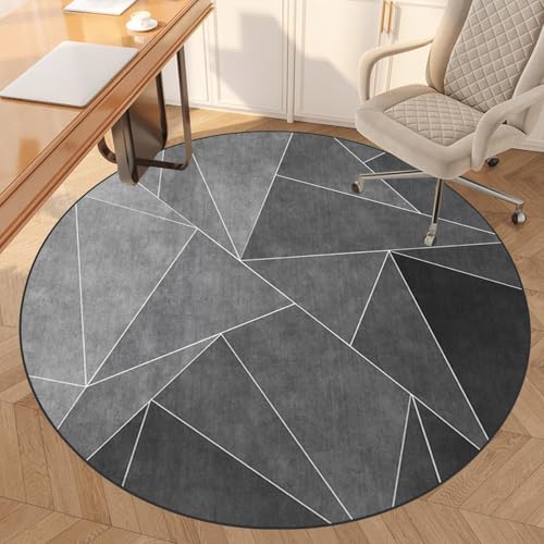 Tappetino rotondo per sedia da ufficio, protezione per pavimenti in legno duro, antiscivolo, protezione per sedie a rotelle, multiuso, 180 cm