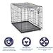 MidWest Homes for Pets Newly Enhanced Single Door iCrate Dog Crate, Includes...