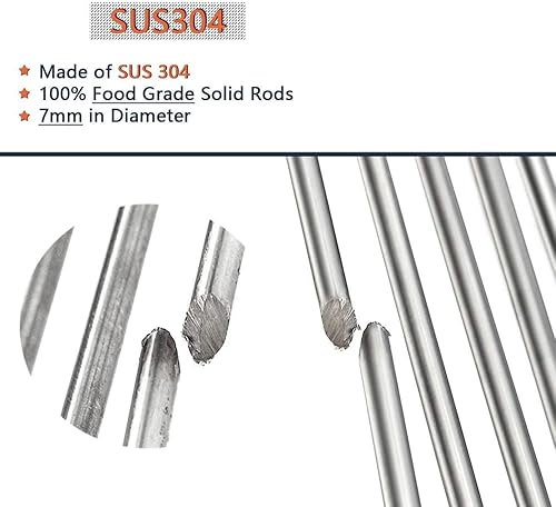 Miniatura 7 de Cmanzhi S4F336018 - Juego de 3 rejillas de cocina de acero inoxidable 304 y placa emisora de acero inoxidable para Charbroil 463242516, 463242515,