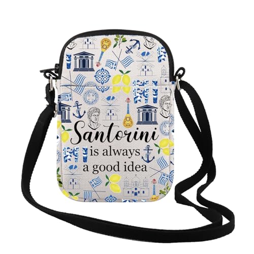 Sac à bandoulière Îles grecques Grèce imprimé Santorini Is Always A Good Idea