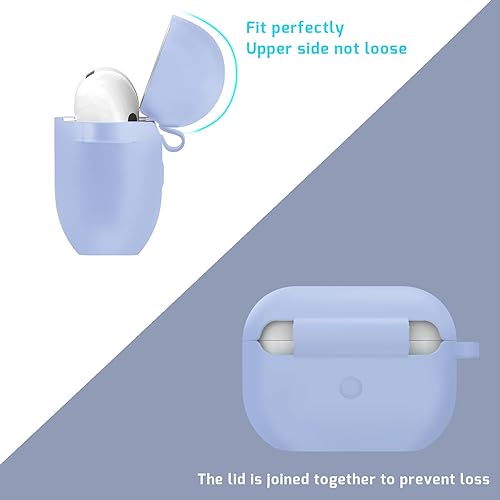 Miniatura 2 de MATEPROX Funda para AirPods Pro 2 con llaverocorrea de mano, AirPods Pro de 2 generación 2022 protectora de silicona a prueba de golpes, compatible