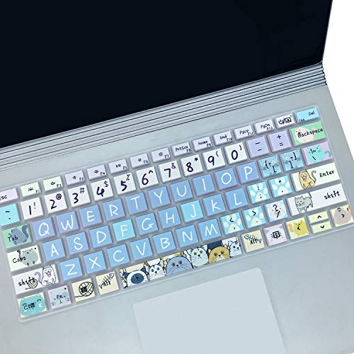 Protector de teclado de silicona para Surface Laptop 3 y Book 3 miniatura 5