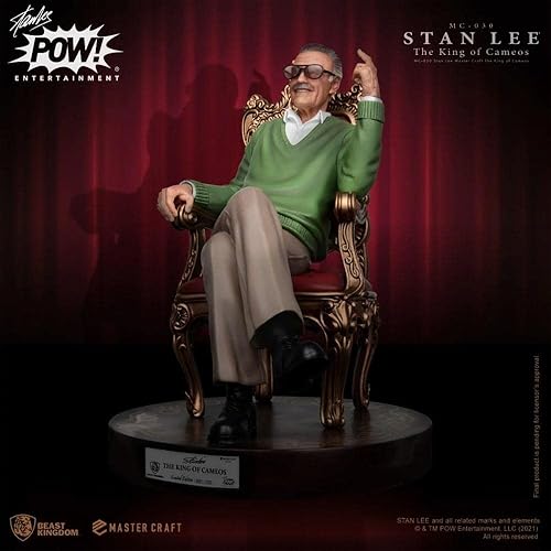 Miniatura 2 de Beast Kingdom Stan Lee: El Rey de Cameos MC-030 Master Craft Estatua, Multicolor