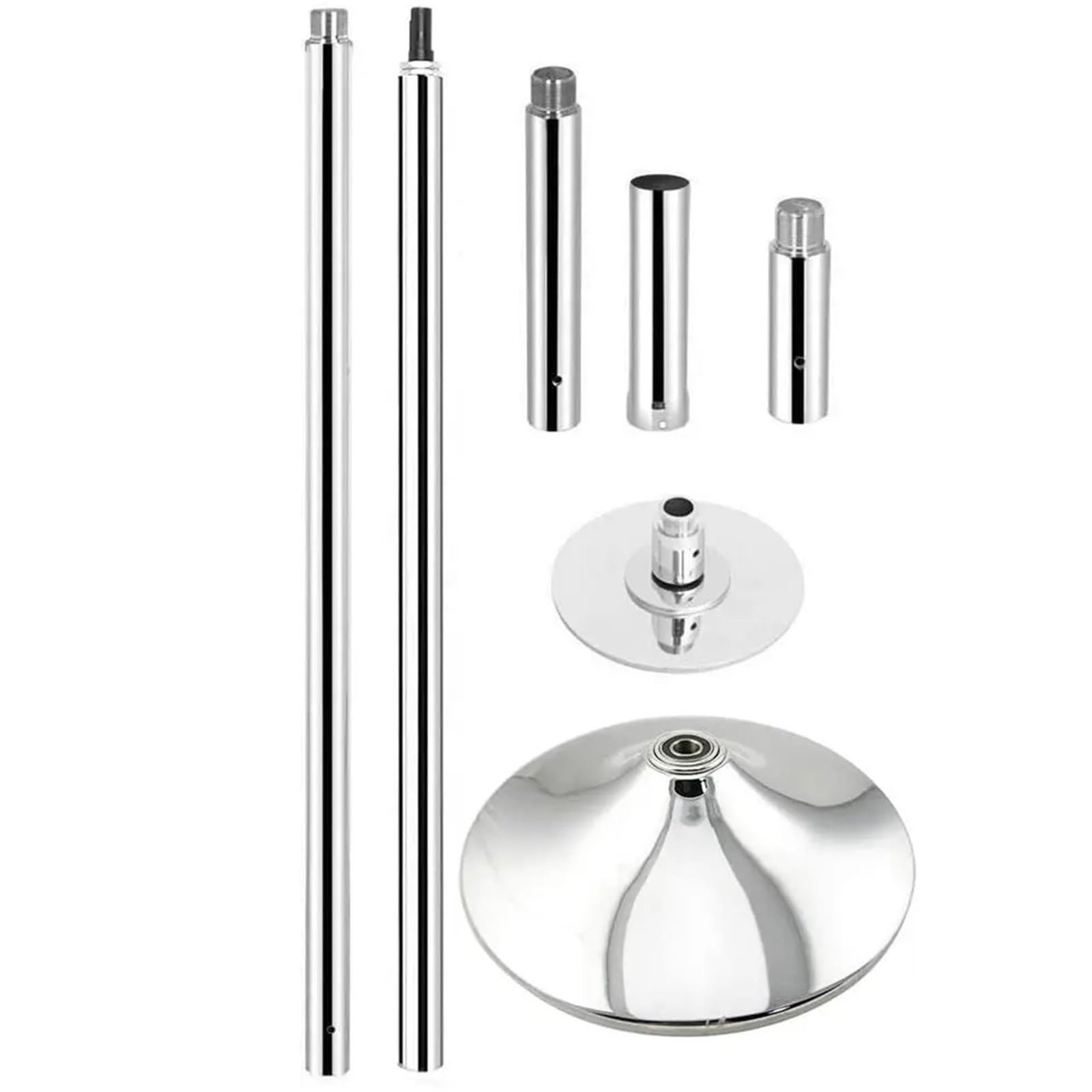Poledance Stange Indoor Home Exercise Club Gym Fitness Bar Abnehmbare Stripper-Tanzstange, tragbare, höhenverstellbare Spinning-Tanz-Stange.