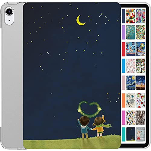Image of DuraSafe Cases for iPad 8.3 Inch Mini 6 Generation 2021 [ Mini 6th Gen ] A2567 A2568 A2569 MK7M3HN /A MLWL3HN /A MK7R3HN /A MK7P3HN /A MK7T3HN /A Printed Slim Hard Shell Protective Stand Cover - Night Sky
