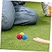Toddmomy 3 Pcs Wooden Croquet Balls Replacement Balls for Outdoor Family Games Promotes Hand Eye Coordination for Lawn Activities,3.5cm