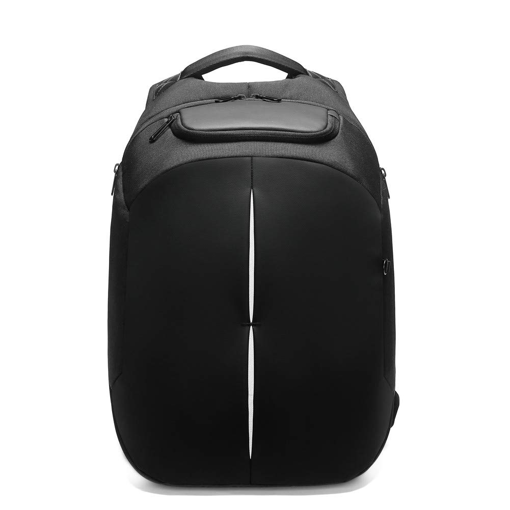 Laptop Backpack for Men,15.6 inch Travel Business Anti-Theft Black Bag with USB Port,Waterproof Hiking Camping Rucksack