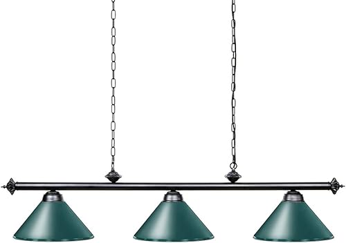 Wellmet Luz de mesa de billar, luces de billar colgantes de 59 pulgadas, accesorio de iluminación ajustable para isla de cocina para mesa de billar,